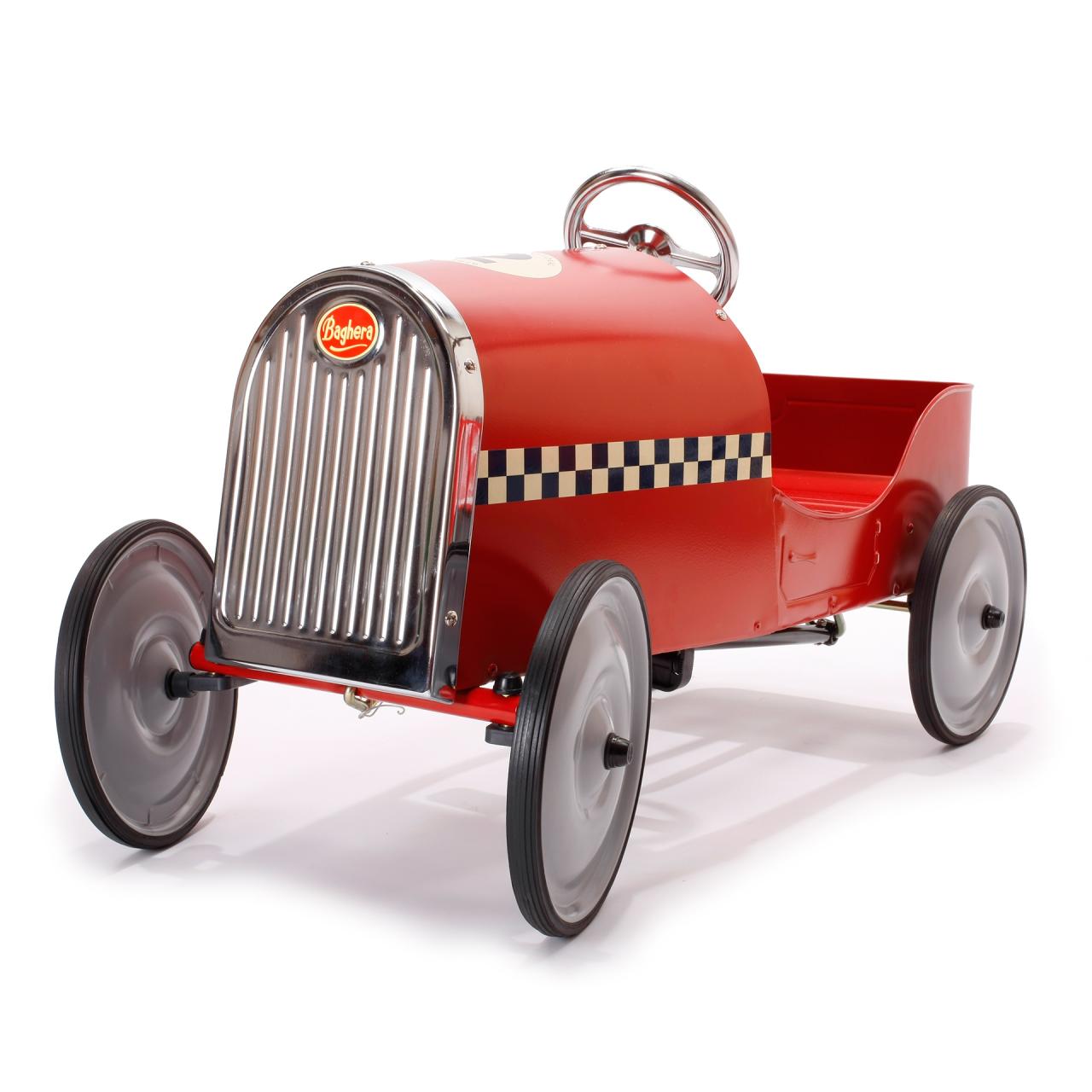 Rotes Vintage-Auto, Spielzeug, Kinderwelt
